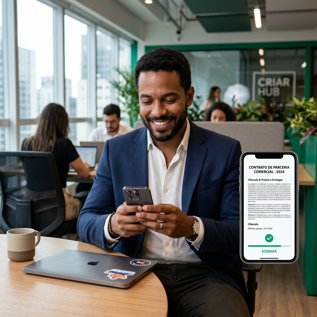 AssineContrato App Interface